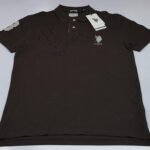 Export Polo — Navy Rib Collar